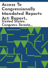 Access_to_Congressionally_Mandated_Reports_Act