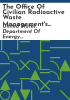 The_Office_of_Civilian_Radioactive_Waste_Management_s_Corrective_Action_Program