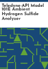 Teledyne-API_Model_101E_ambient_hydrogen_sulfide_analyzer